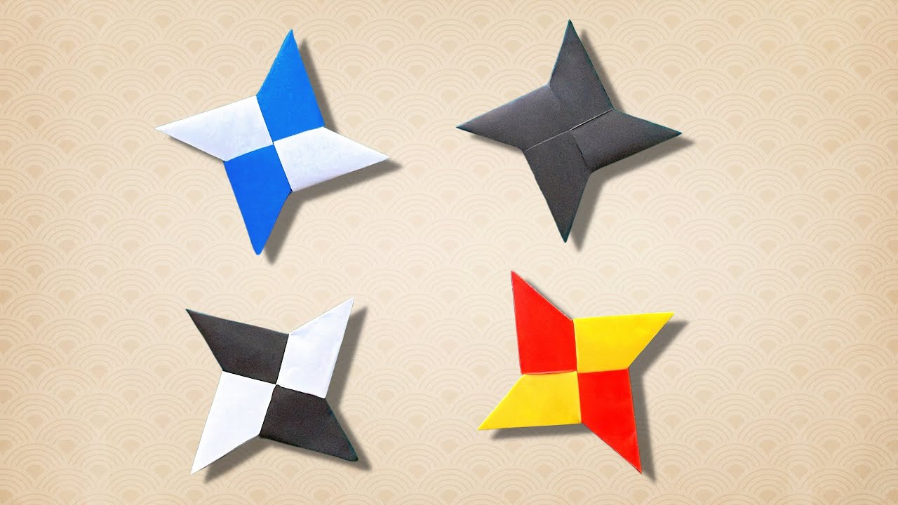 【Origami】Eco Shuriken|Make a lot and become a ninja! - YouTube