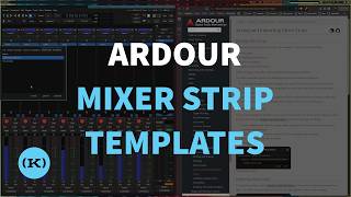 Managing Ardour mixer strip templates in snapshots.