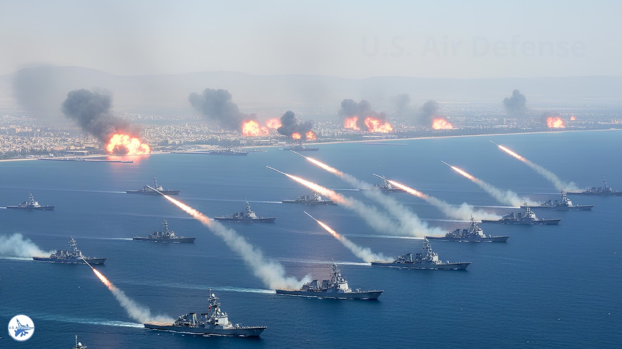 Iran on High Alert! Dozens of US Warships Arrive in the Persian Gulf