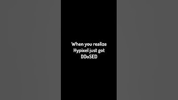 Hypixel got DDOSED!!! 😲🙀