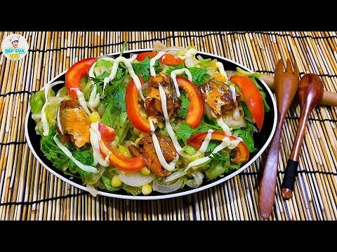 Video: Nấu Salad Với Cá Hồi đóng Hộp