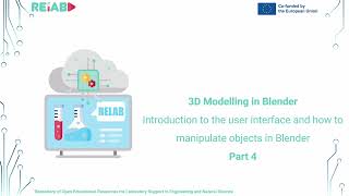 3D Modelling in Blender - User interface and object manipulation - part 4