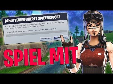 eu custom games solo spiel mit benutzerdefinierte spiele fortnite live deutsch smotret video besplatno onlajn - benutzerdefinierte spielersuche fortnite schlassel
