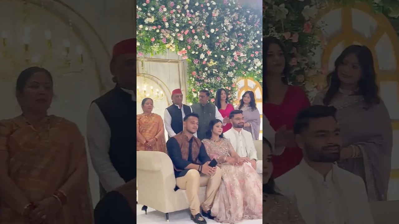 Priya Saroj & Rinku Singh Ring Ceremony at Lucknow Uttar Pradesh | Akhilesh Yadav | Samajwadi Party