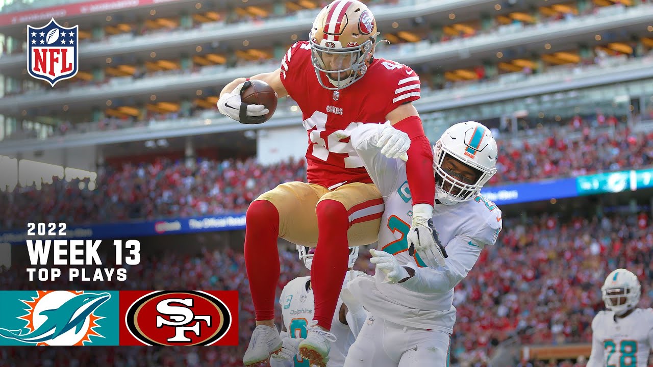 San Francisco 49ers Top Plays vs. Miami Dolphins 2022 Regular Season