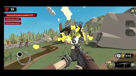 The Walking Zombie 2: Fix The Fence In The Shooting Range - Mission #2 by Frank