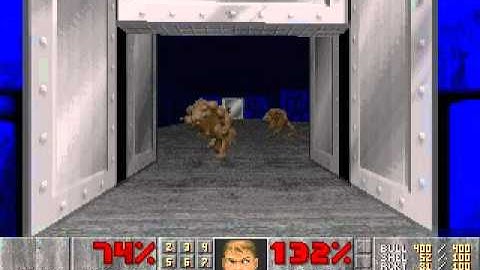 Doom 2 (PC DOS) - Map31 (Wolfenstein)