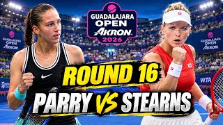 Diane Parry vs Peyton Stearns 🔥 Guadalajara Open Akron 2026 | Match Preview & Prediction