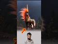 شعره أحمر وقرنه يلمع هذا الحصان ليس طبيعيا Youtubeshorts 