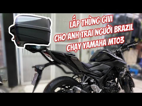 Video Thùng xe máy Givi lắp cho anh trai người Brazil chạy... - youtube