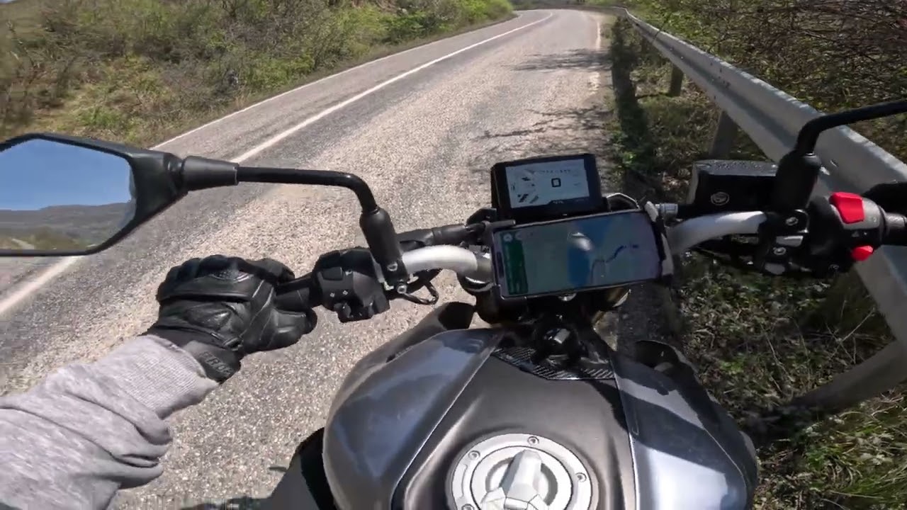 QJ MOTOR SRK 125s | cst lastikle(ceset) virajlı yollar