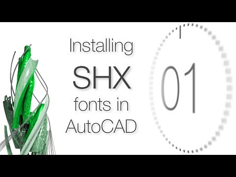 Установка SHX шрифтов в AutoCAD. [Узнать за 60 секунд]