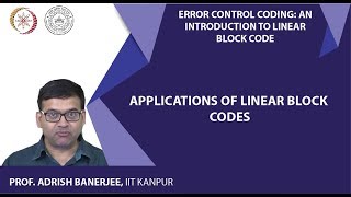 Applications of Linear Block Codes