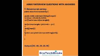 Top 10 Java Coding Questions (Strings + Arrays)🔥