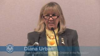 Rep. Diana Urban: Chairs the Speaker's Task Force on Children in the Recession