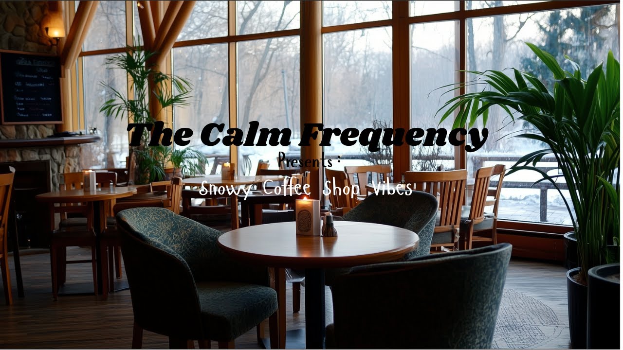Too Distracted? Snowy Coffee Shop ❄️ Calm Lo-Fi for Focus