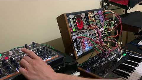 Arturia Minubrute + Drumbrute Impact + Rackbrute Eurorack Generative Ambient Music