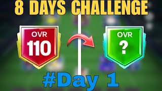 Day 1 – New Account Start 😳🔥 | FC Mobile 8 Days Challenge