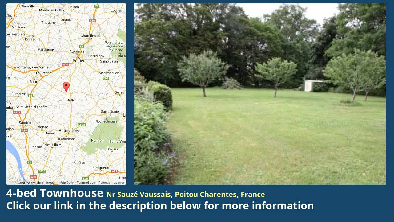 4-bed Townhouse for Sale in Nr Sauzé Vaussais, Poitou Charentes, France on frenchlife.biz townhouse vancouver