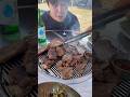 돼지갈비를 먹는 일본아재들 #shorts #koreanfood