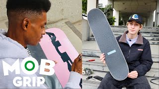 Filipe Mota & Andrew Arnold ERASED X MOB Grip Board Set Up