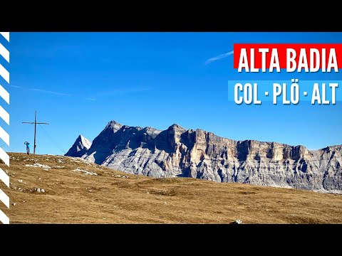 Col Plö Alt peak in Alta Badia, our homepeak in the Dolomites