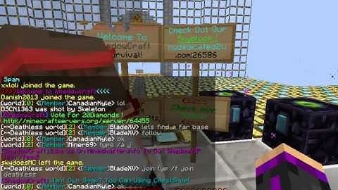 Mineshafter server - ShadowCraft 1.5.2