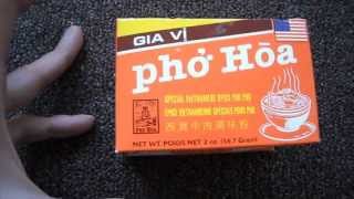 Review Gia Vi Pho Hoa Special Vietnamese Spice Broth Hanoi Saigon Star anise clove fennel coriander