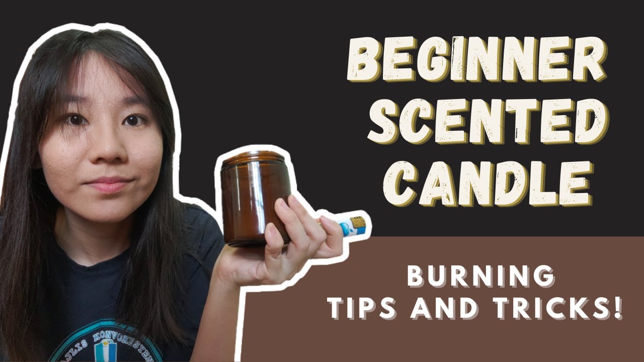 My first aromatic scented candle burning | Tips and tricks
