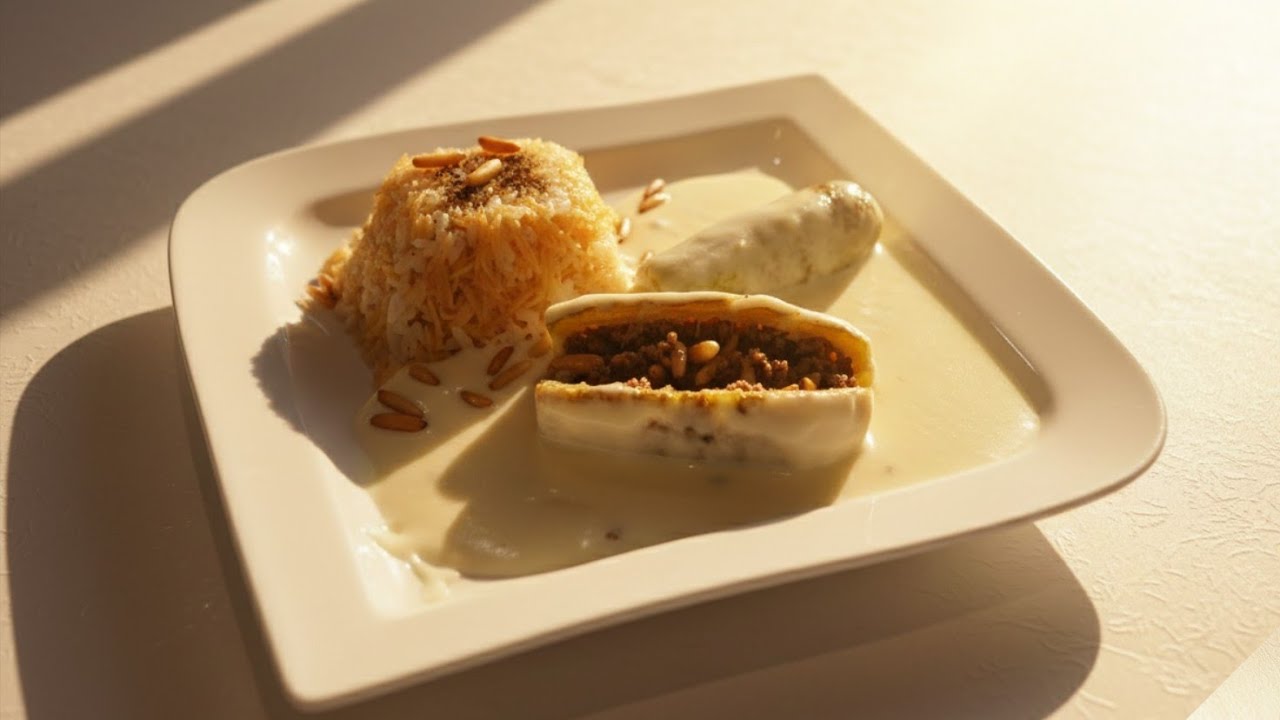 وبيضناها بأول يوم رمضان وعملت شيخ المحشي عالأصول  😉👌🏻👩🏻‍🍳🍽 #مطبخ_نور #food #رمضان #اكسبلور 