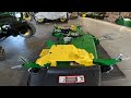 How To Attach and Remove AutoConnect Mower Deck on John Deere 1023E, 1025R, or 2025R Compact Tractor