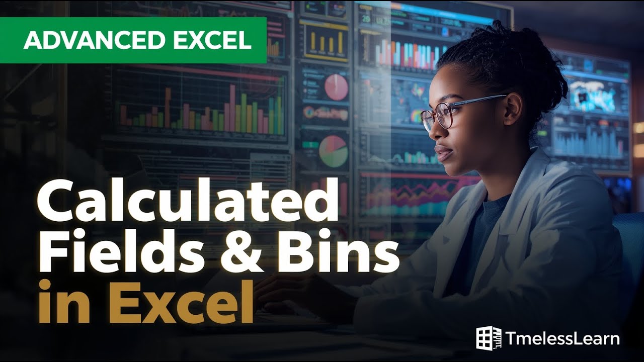How to Use Calculated Fields and Bins in Excel | Excel Mastery Series
