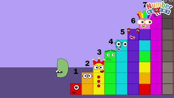 Alphabet Lore A - Z Alphabet Lore D Learn to Count Numberblocks Step Squad 1 to 100