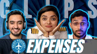 Cost of FOOD during PILOT TRAINING in USA?| Pilot Podcast CLIPS