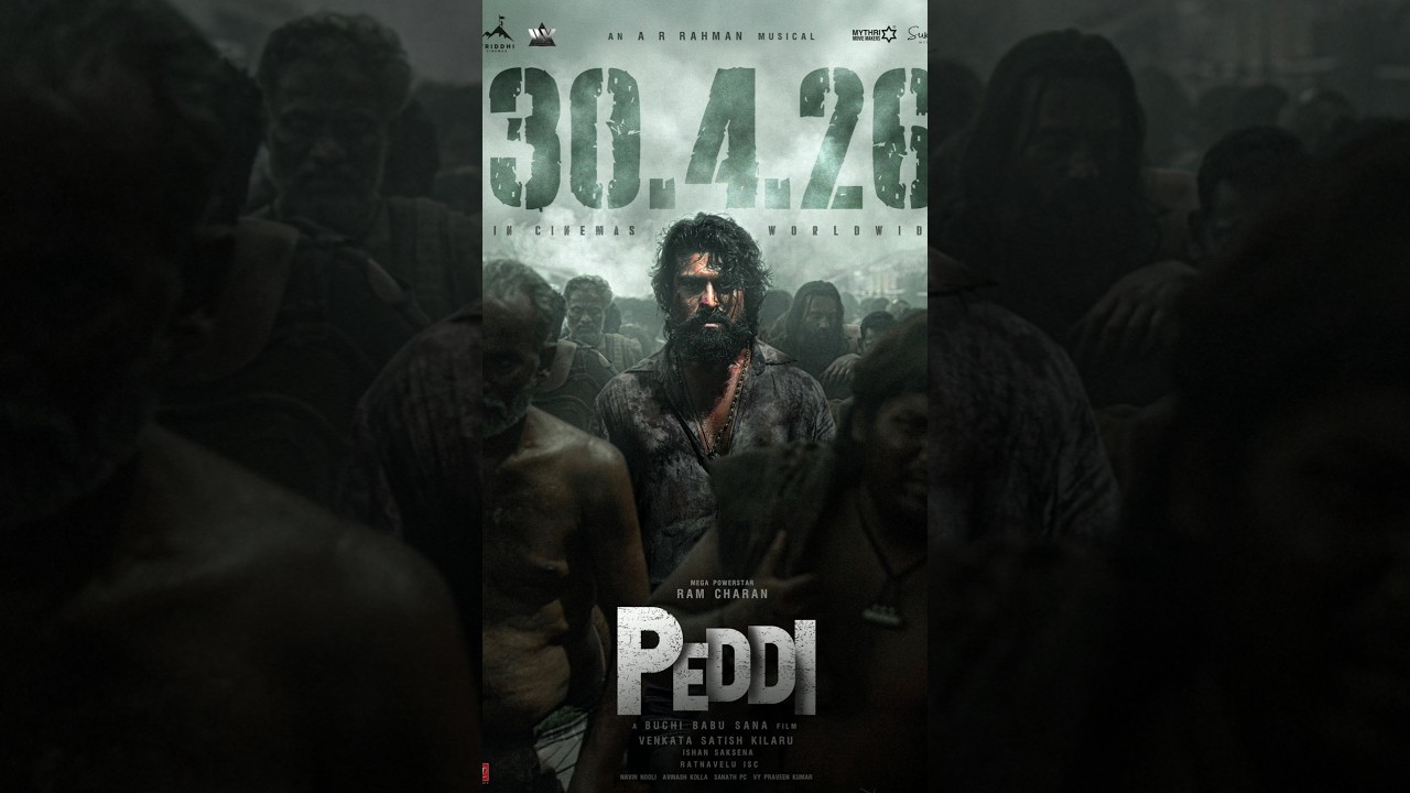 Peddi movie release date confirmed😱/