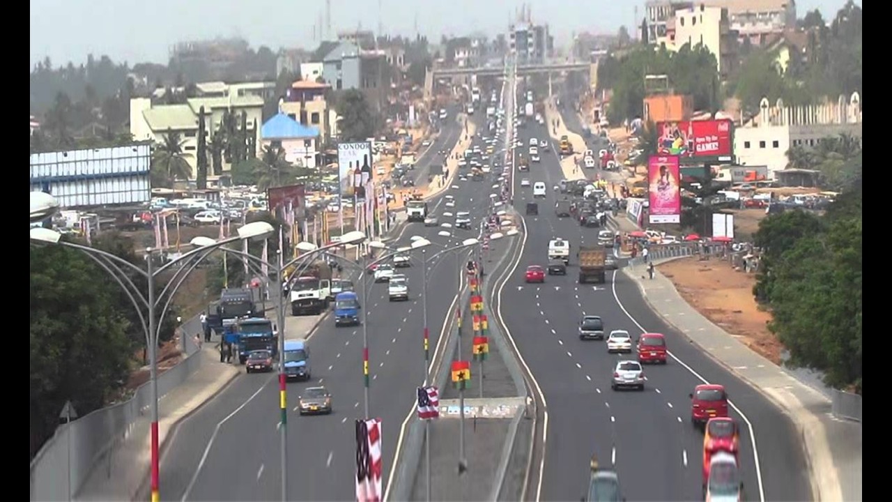 Cruising through Awoshie Palas Town To Lapaz