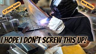 Attempting a TIG Repair on my '57 Chevy Fender