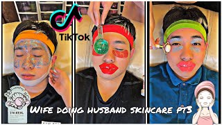 💫✨Asmr Skincare—🧖🛀Wife doing husband skincare🧼🛁#asmr#douyin#skincare#cutecouple✨🌸|pt3