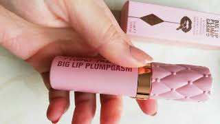 Charlotte Tilbury Pillowtalk Big Lip Plumpgasm in medium/dark  swatch