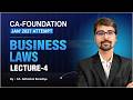 Business Laws : Lecture-4 || CA- Foundation JAN' 27 || BY: CA. ABhishek Baradiya