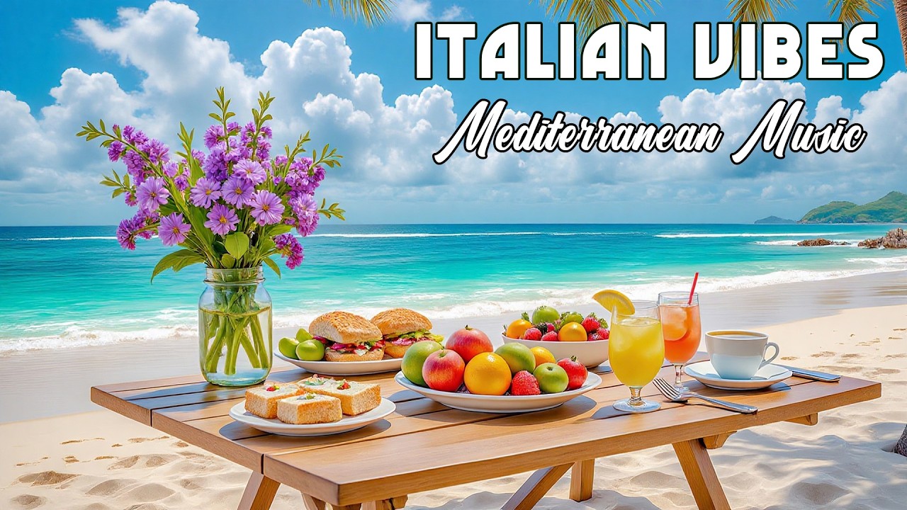 The Best 🇮🇹 Italian Music🎶 Italian Vibes 🎶 1+ Hour Scenic Amalfi Coast & Lake Como Relaxation 4K