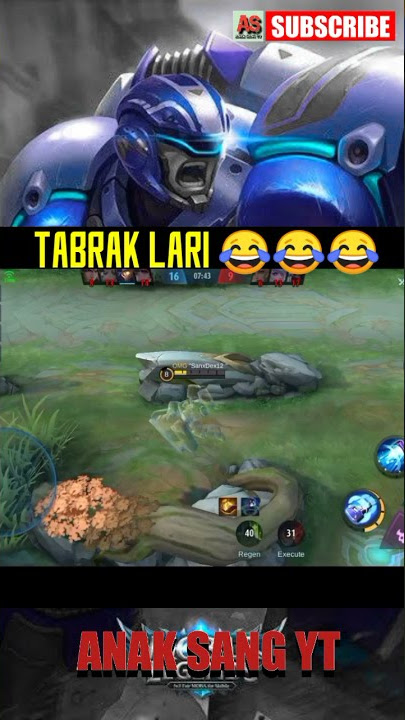 Tabrak Lari | funny moments - mobile legends bang bang - #mlbb #shorts