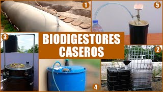🔥  TOP 5 Biodigestores Caseros que TÚ MISMO puedes construir paso a paso | Bricologia