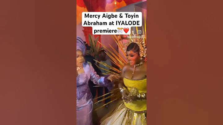 See how Mercy Aigbe support Toyin Abraham at her premiere in Lagos #mercyaigbe #movie #toyinabraham