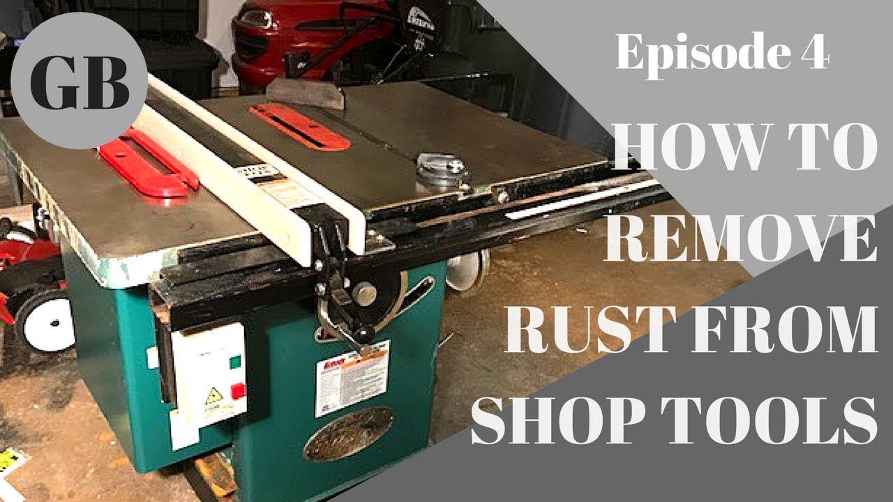 How to Remove Rust from shop tools - YouTube