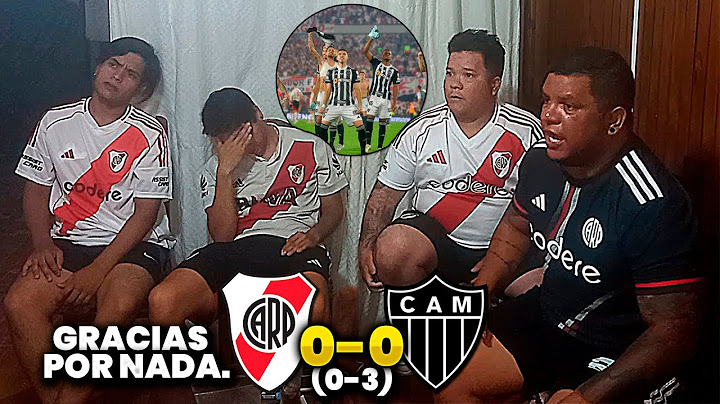 River 0 Atl. Mineiro 0 | Reacciones de Hinchas RE CALIENTES 😡🤬 | Semifinal - Copa Libertadores 2024
