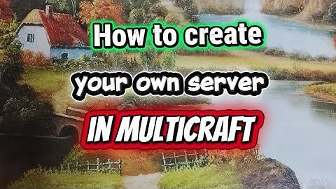 How to create your own server in multicraft (2025)