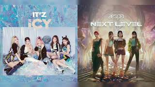 Mini Mashup Icy X Next Level - Aespa X Itzy Full In Description