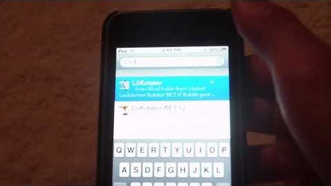iPod Touch/iPhone: How to make Lock Screen Rotate