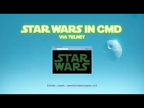 Start Wars In CMD Via Telnet #windows